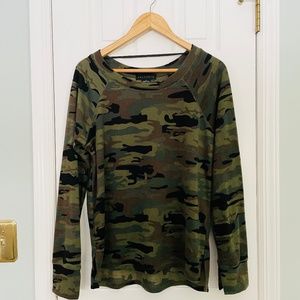 Camo long sleeve cotton shirt